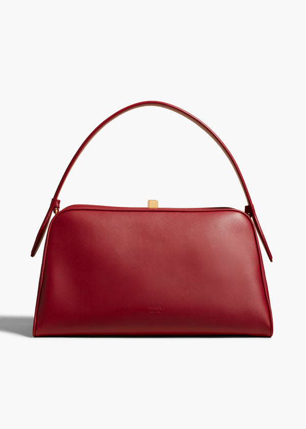 khaite Cate Bag Oxblood Leather