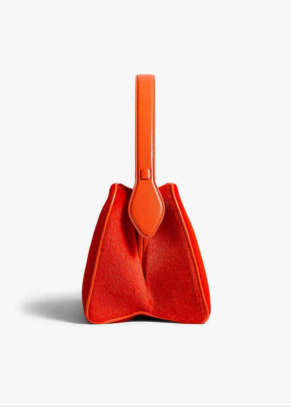 Khaite Cate Bag Persimmon Haircalf