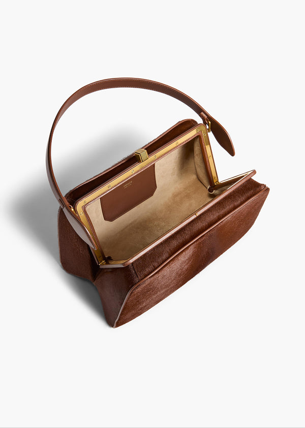 Khaite Cate Bag Rust Haircalf