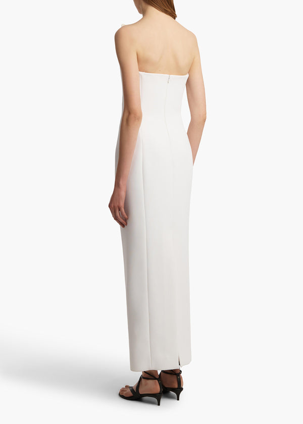 Khaite Cato Dress Chalk