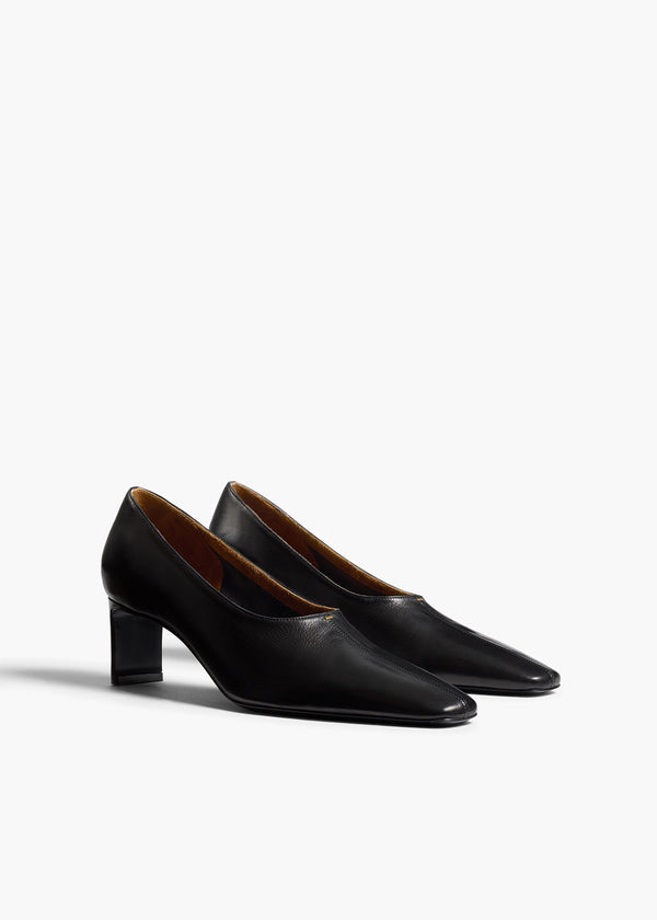 Khaite Cecilia Pump Black Leather