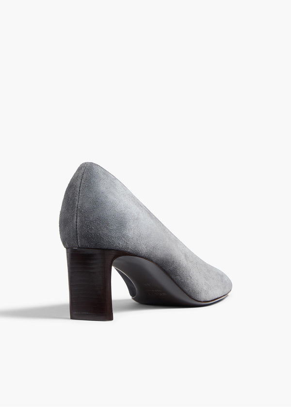 Khaite Cecilia Pump Grey Suede