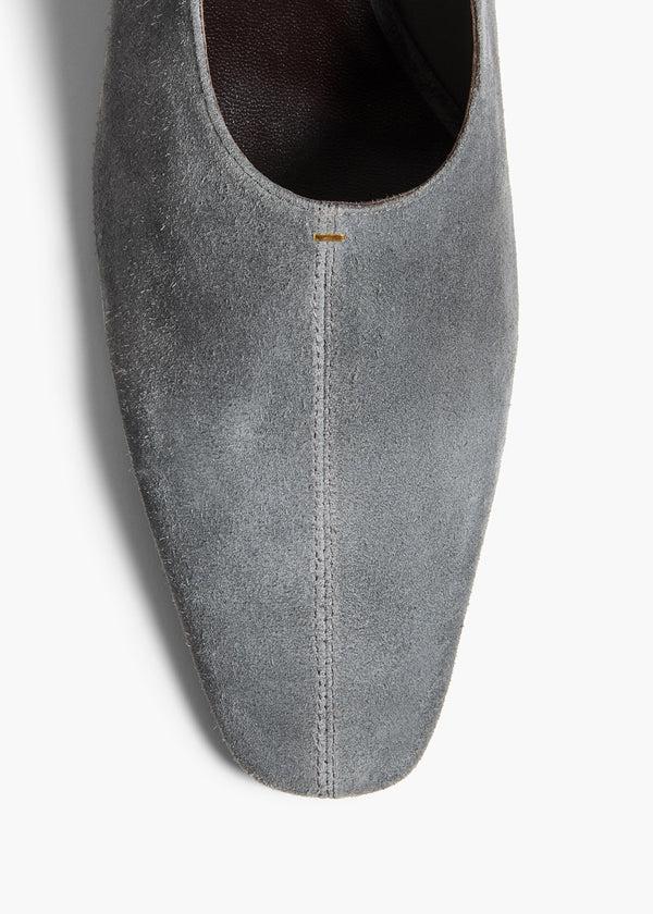 Khaite Cecilia Pump Grey Suede