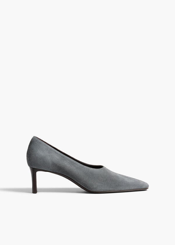 khaite Cecilia Pump Grey Suede