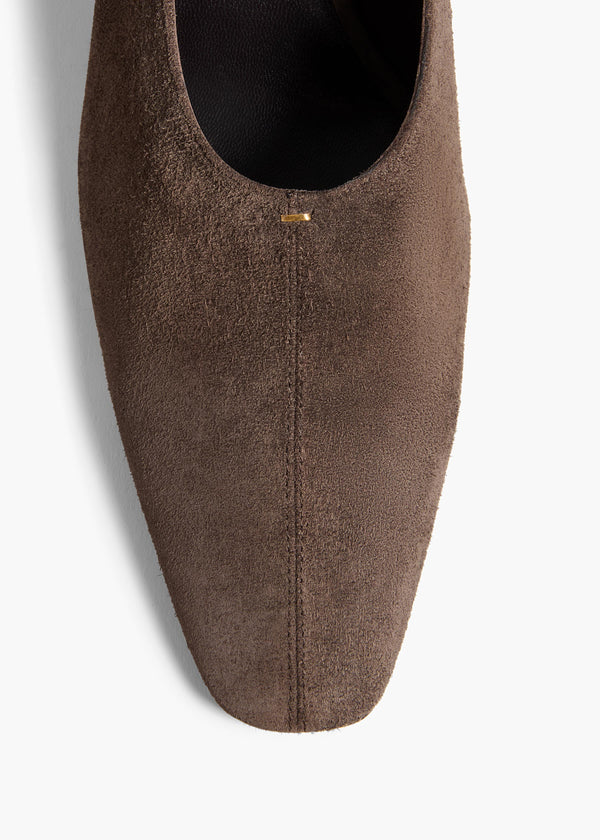 Khaite Cecilia Pump Sable Suede