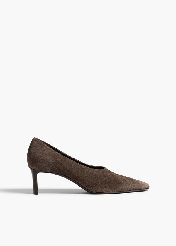 khaite Cecilia Pump Sable Suede