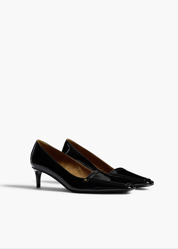 Khaite Celia Pump Black Patent Leather