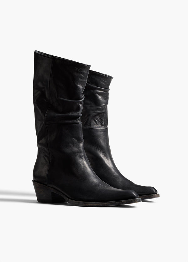 Khaite Clive Boot Black Leather