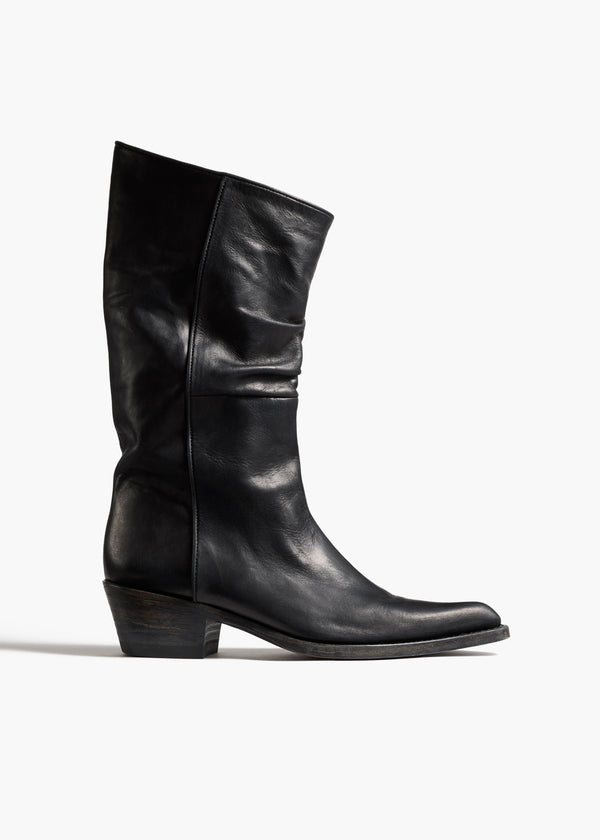 khaite Clive Boot Black Leather