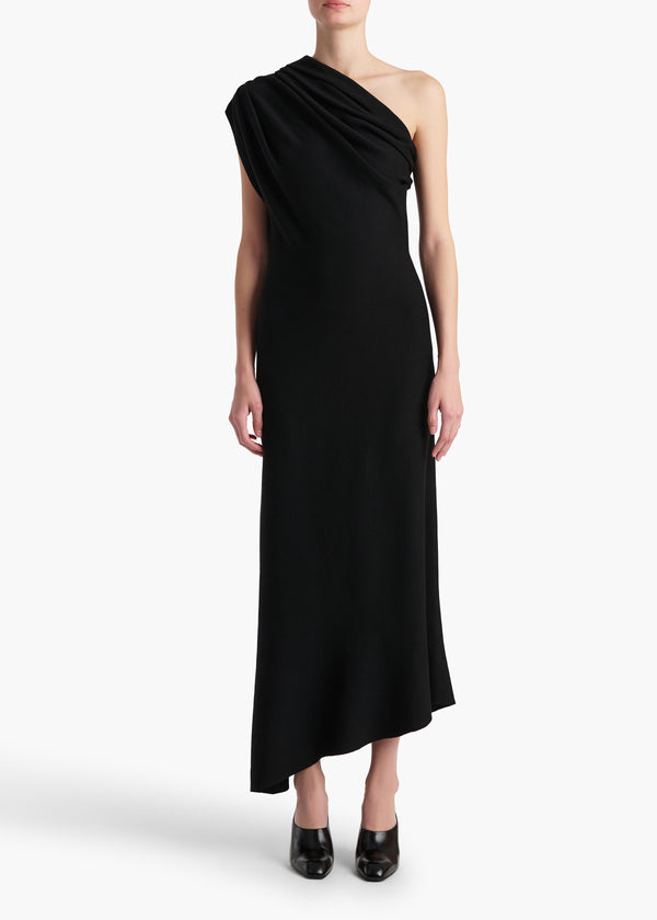 Khaite Coast Dress Black