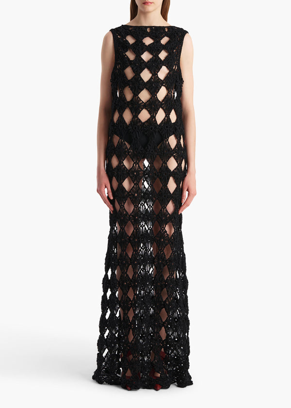 Khaite Cressida Dress Black