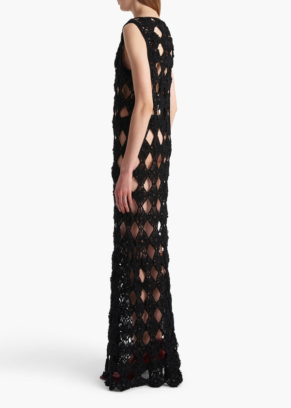 Khaite Cressida Dress Black