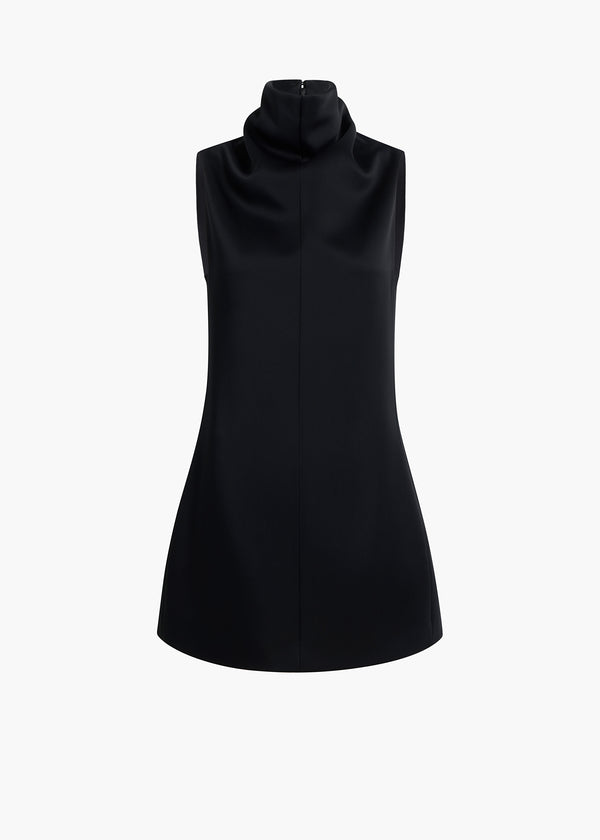 khaite Daria Dress Black Satin
