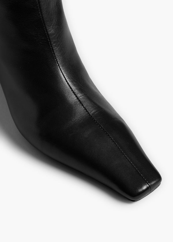 Khaite Davis Boot Black Leather