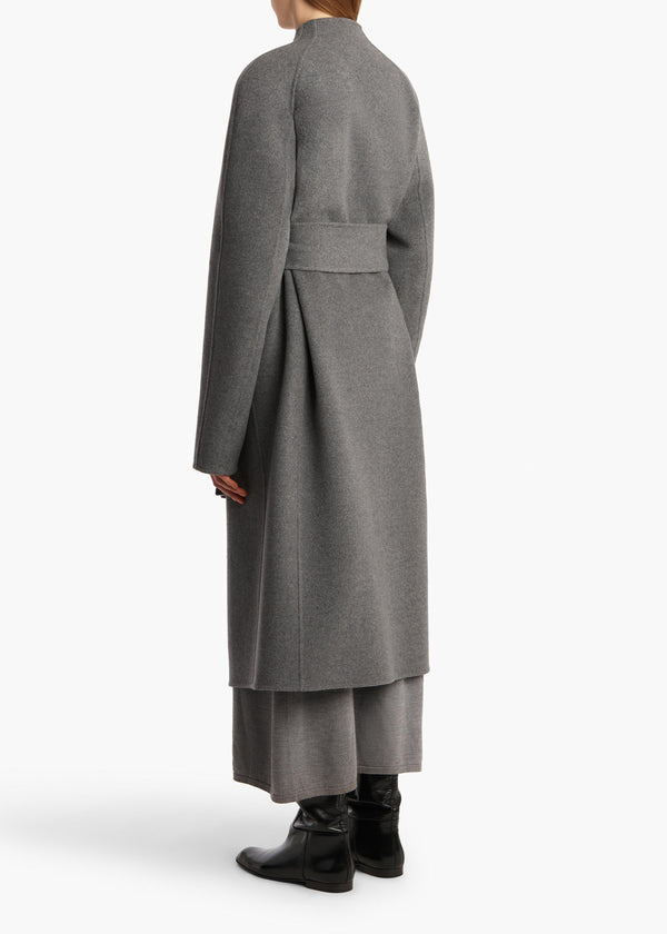 Khaite Deena Coat Grey Melange