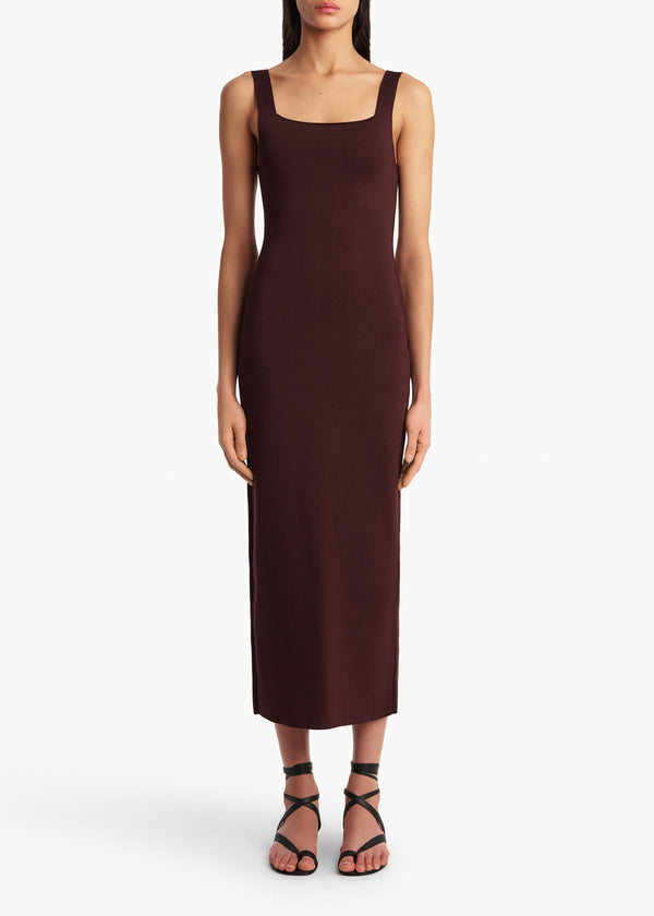 Khaite Dixi Dress Almandine