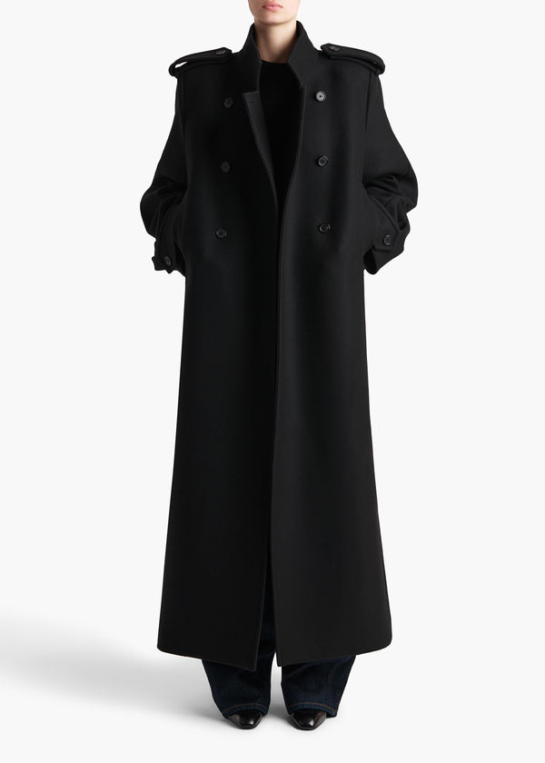 Khaite Donna Coat Black