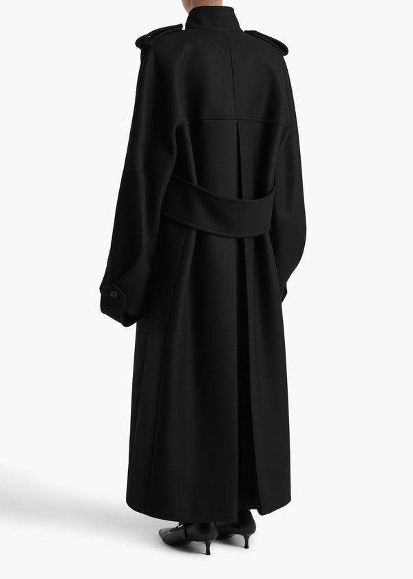 Khaite Donna Coat Black