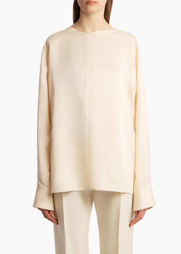 Khaite Durion Top Custard