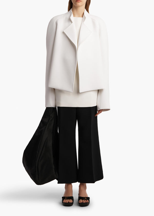 Khaite Edith Jacket Chalk