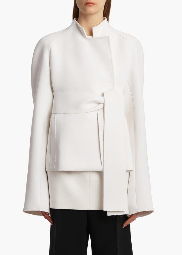 Khaite Edith Jacket Chalk