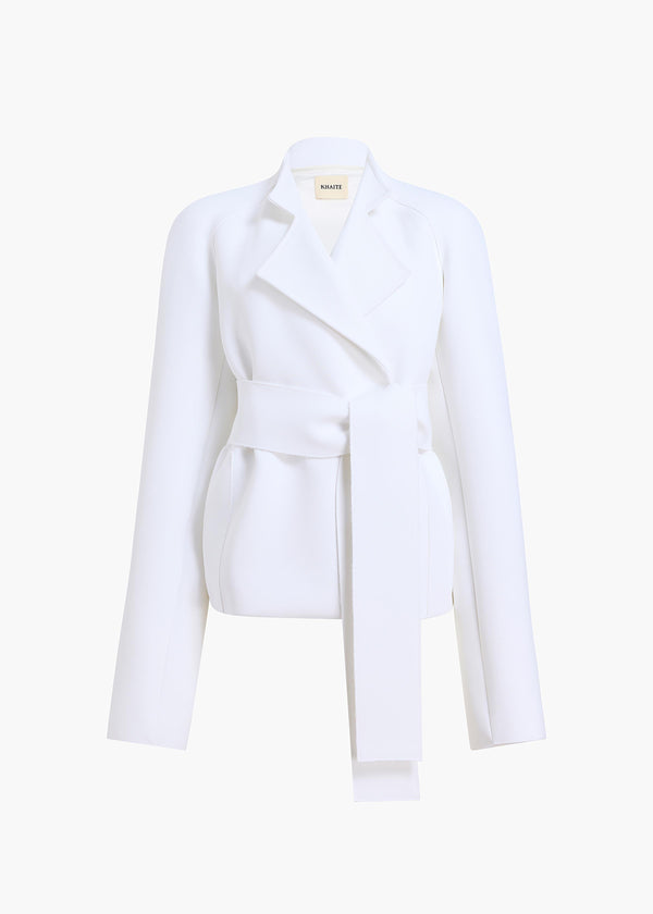 khaite Edith Jacket Chalk