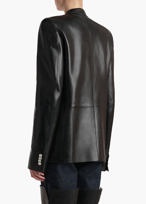 Khaite Elona Jacket Black Leather