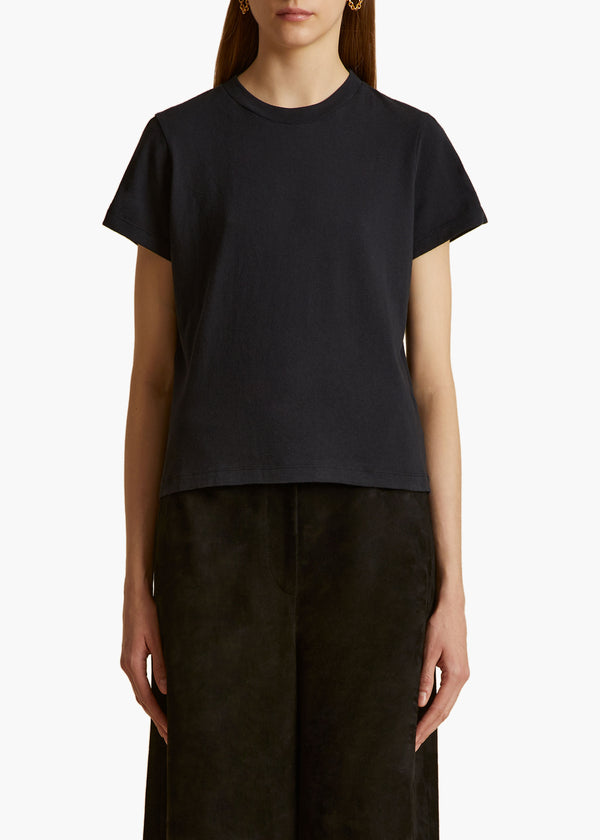 Khaite Emmylou T-Shirt Washed Black