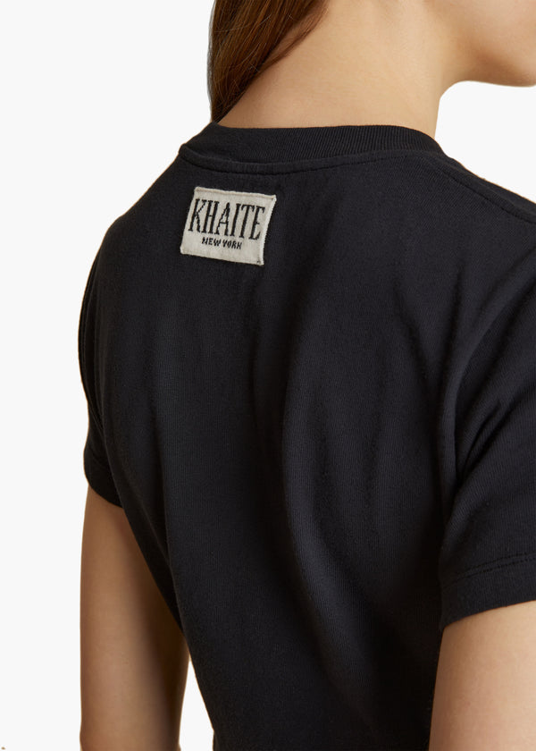 Khaite Emmylou T-Shirt Washed Black