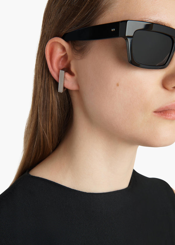 Khaite Empire Ear Cuffs Silver