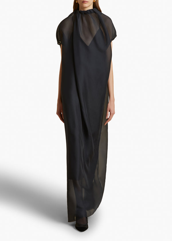Khaite ESSIE DRESS IN BLACK ESSIE DRESS IN BLACK