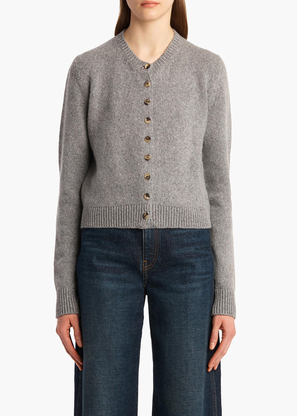 Khaite Everheart Cardigan Fog