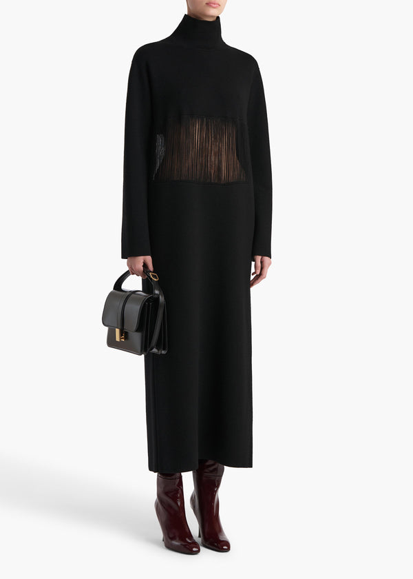 Khaite Fifi Dress Black