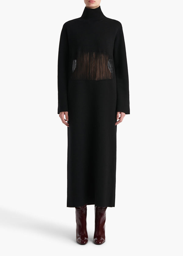 Khaite Fifi Dress Black