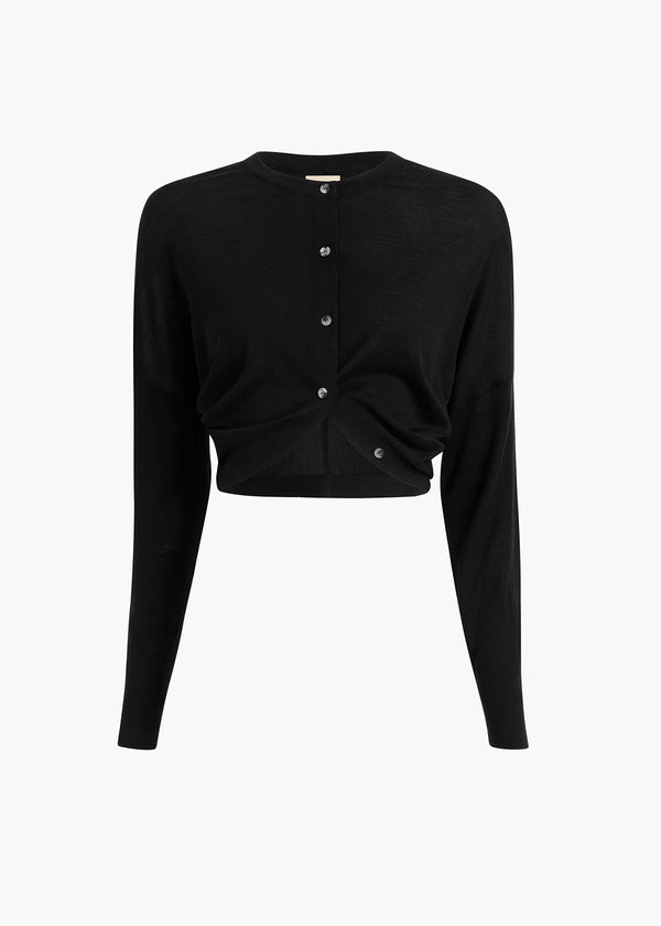 khaite Finn Cardigan Black