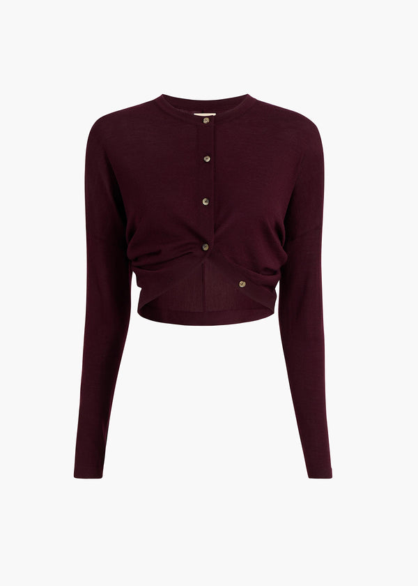 khaite Finn Cardigan Jam