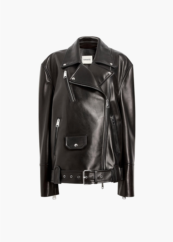 khaite Hansel Jacket Black Leather