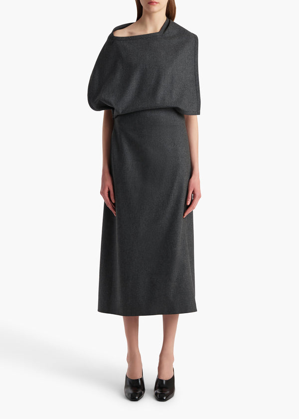 Khaite Iris Dress Storm