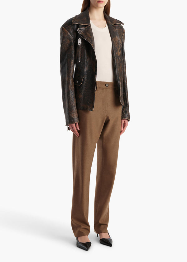 Khaite Isha Top Cream Silk Cashmere Jersey