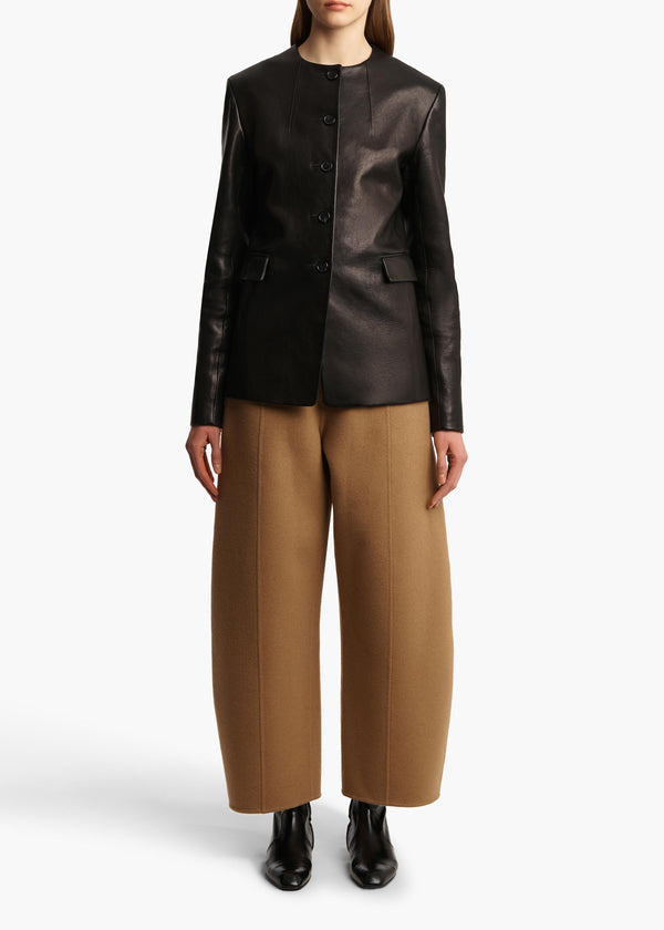 Khaite Jameson Jacket Black Leather