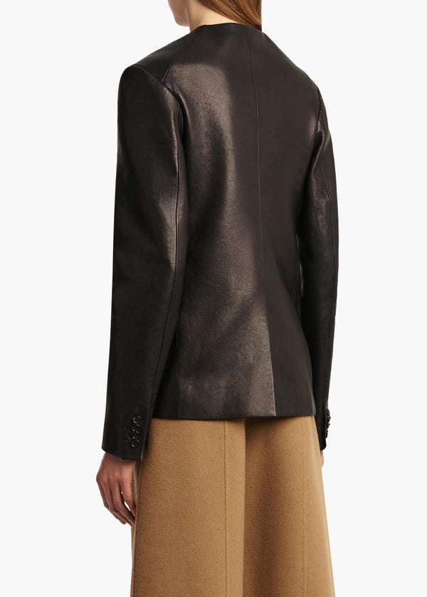 Khaite Jameson Jacket Black Leather