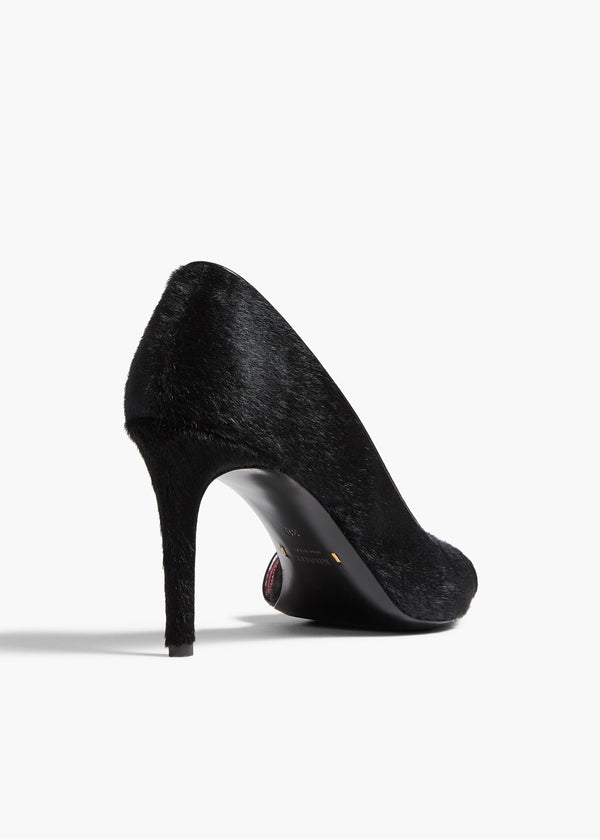 Khaite Jett D'Orsay Pump Black Haircalf