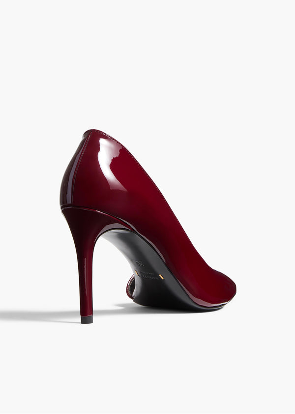 Khaite Jett D'Orsay Pump Oxblood Patent Leather