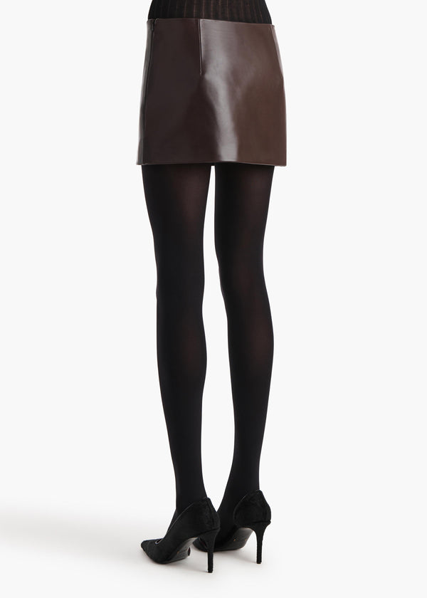 Khaite Jett Skirt Mud Leather