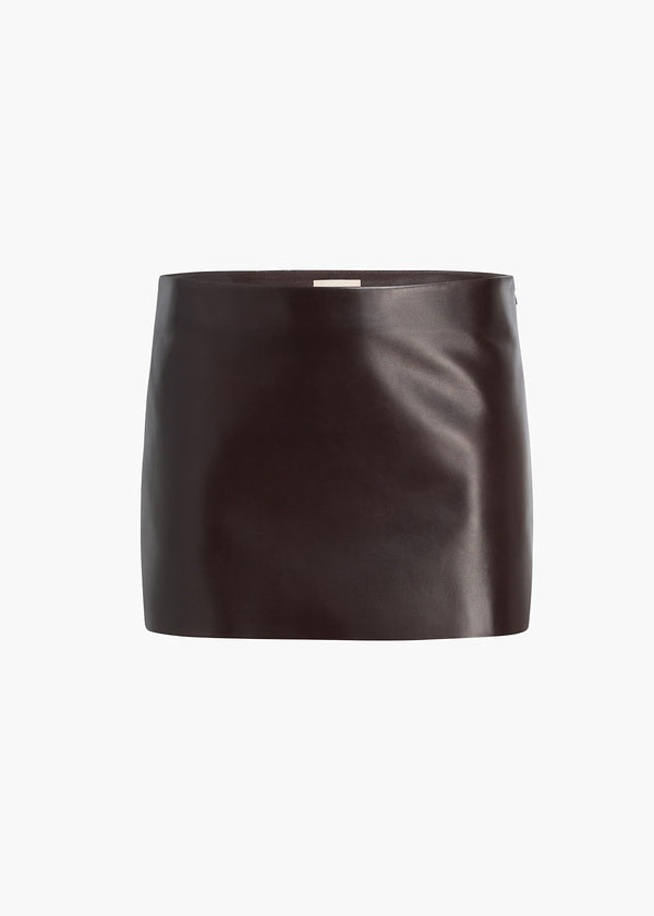khaite Jett Skirt Mud Leather