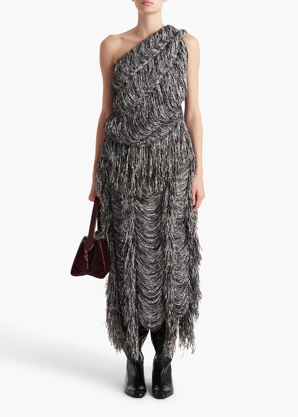 Khaite Katya Skirt Black And White