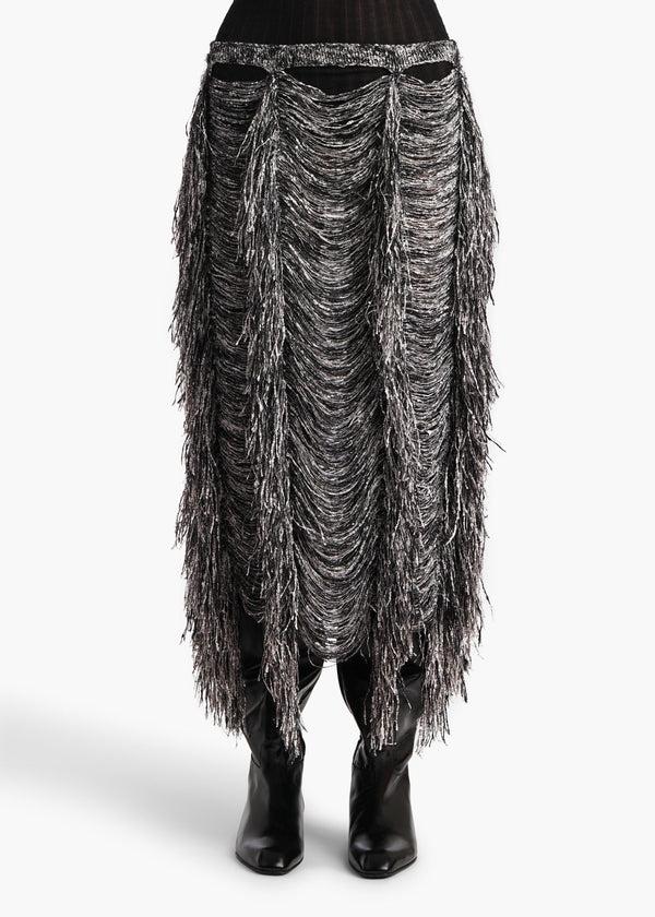 Khaite Katya Skirt Black And White