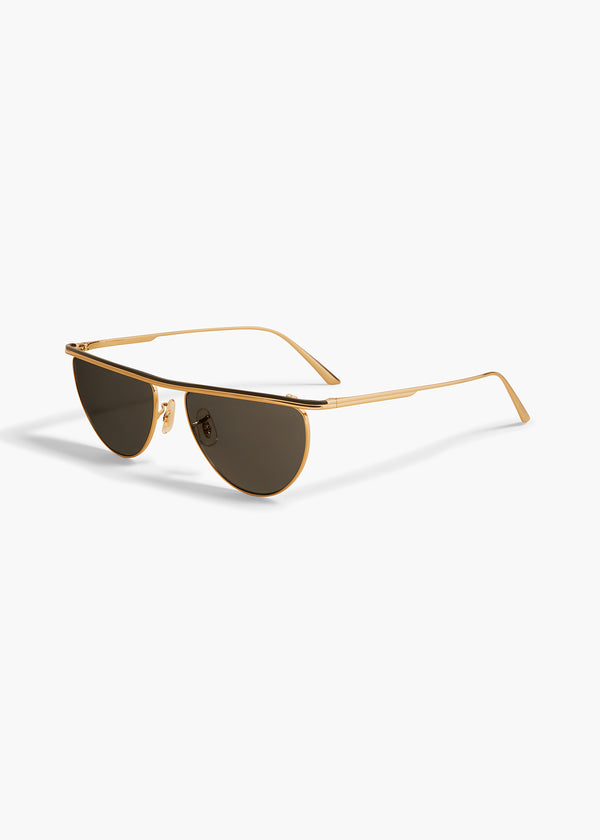 Khaite KHAITE X Oliver Peoples 1984C Gold And Grey