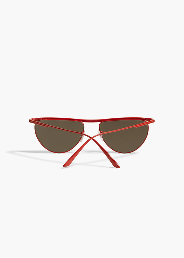 Khaite KHAITE X Oliver Peoples 1984C Red And Grey