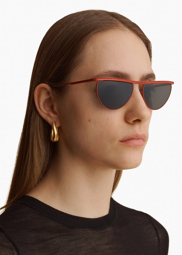 Khaite KHAITE X Oliver Peoples 1984C Red And Grey